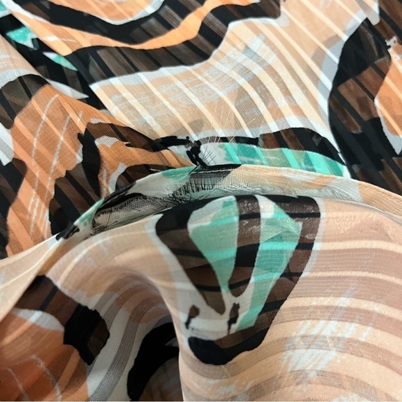 VICTORIAS Secret Floral Robe Medium Peach Rose - Picture 11 of 12